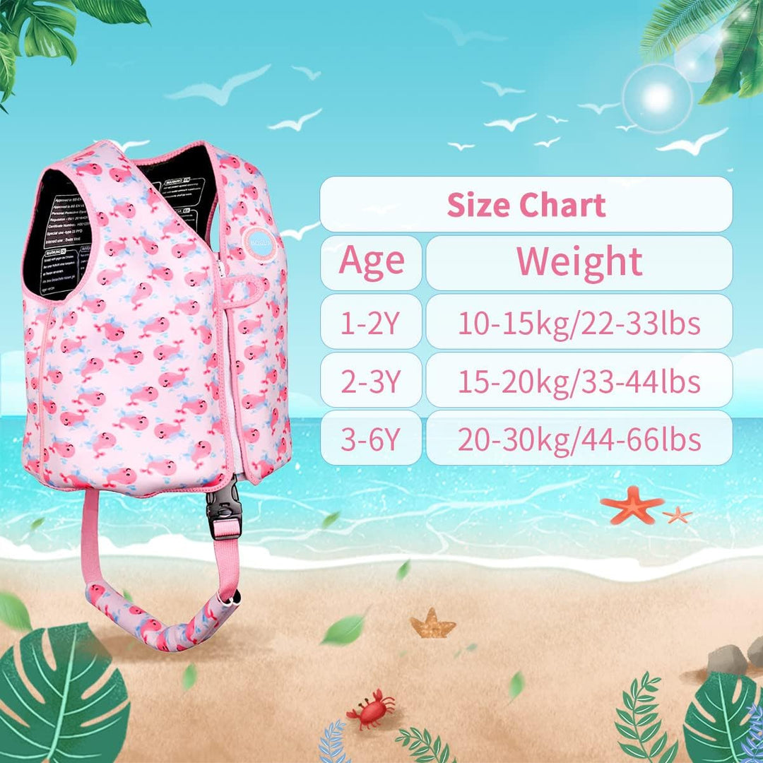 Kleinkind Schwimmjacke, Floaties für Kleinkinder, Floating Badeanzug Badebekleidung mit verstellbare