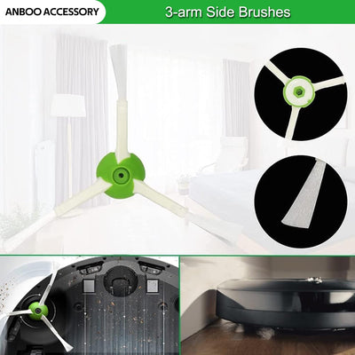 ANBOO 10 Stück Ersatzteile für iRobot Roomba i7 i7+ E5 E6 i6 i6+ i3 i3+ i4 i4+ i8 i8 Plus e5154 i315