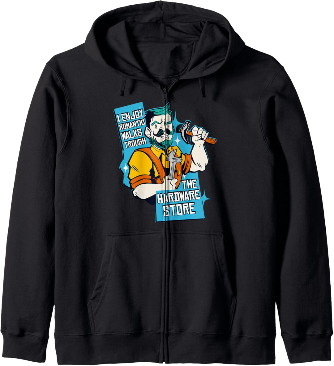 Heimwerken Spruch für Heimwerker & Handwerker Baumarkt Kapuzenjacke