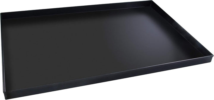 FMprofessional Pizzablech-Set 60x40 cm, eckige From ideal für Pizza, Backblech ist hitzebeständig bi