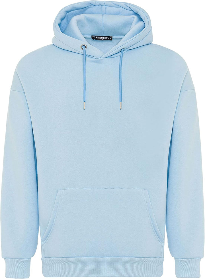 Red Bridge Herren Kapuzenpullover Basic Hoodie Premium Sweatshirt S Hellblau, S Hellblau