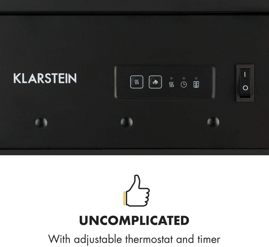 Klarstein Elektrokamin, Elektro Heizungen für Wohnzimmer & Innenräume, Elektrischer Kamin mit LED Fl