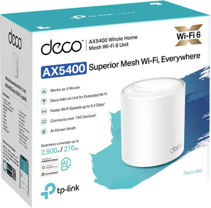 TP-LINK AX3000 Whole Home Mesh Wi-Fi 6 Unit 1-teilig, 1-teilig