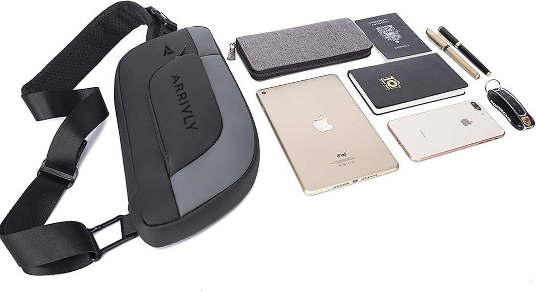 Arrivly Umhängetasche Damen und Herren Handtasche Crossbody Bag Männer Crossbag Schultertasche Brust