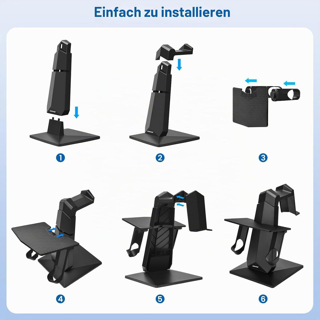 Ozkak VR Halterung kompatibel mit Quest 3/Quest 2/Meta Quest Pro/Oculus Quest Zubehör, VR-Kopfhörer