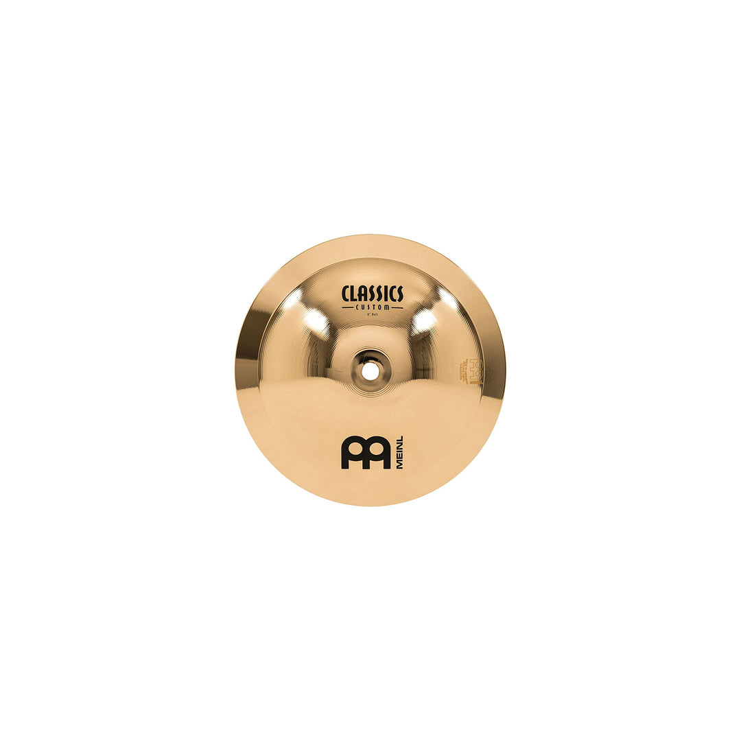 Meinl Cymbals Classics Custom Brilliant Bell 8 Zoll (Video) Schlagzeug Becken (20,32cm) B12 Bronze,