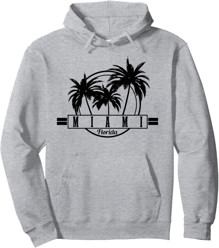 Miami Est. 1896 Florida USA Amerika Geschenk Souvenir Pullover Hoodie