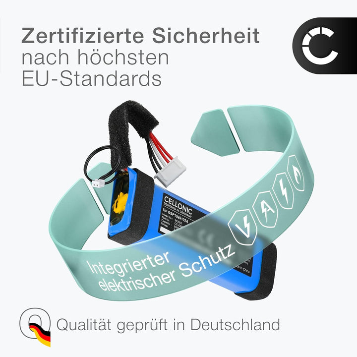 CELLONIC, Lautsprecherakku kompatibel mit JBL Charge Essential 1 (6000mAh, 3.7V) Ersatzakku GSP10291