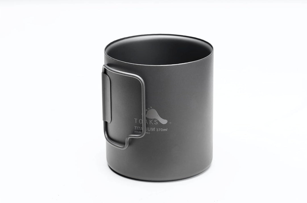 TOAKS Doppelwandiger Becher aus Titan, 370 ml