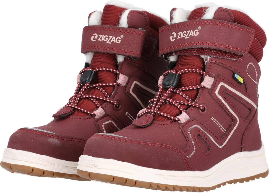 ZIGZAG Kinder Winterstiefel Rincet 24 EU 4033 Cabernet, 24 EU 4033 Cabernet