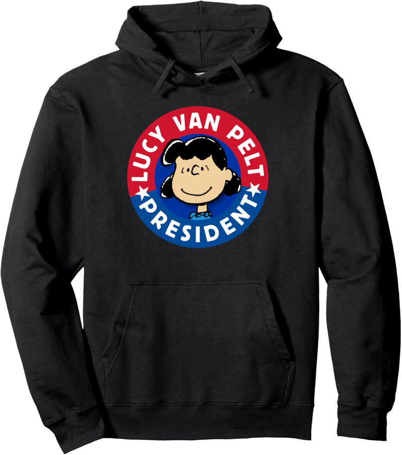 Peanuts Lucy Van Pelt als Präsident Pullover Hoodie