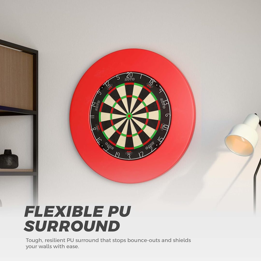 KOTO - King Pro + Surround + KOTO - Accessory Kit Steeltip 90 Stück, 2 Sets KOTO - Dartpfeile von 23