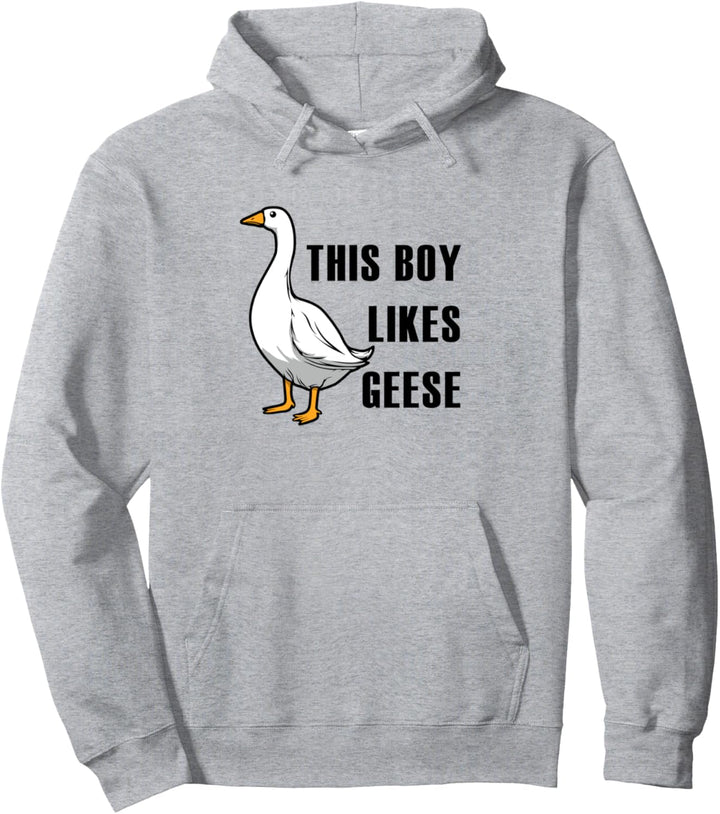Junge mag Gänse Natur Vogel Gans Pullover Hoodie