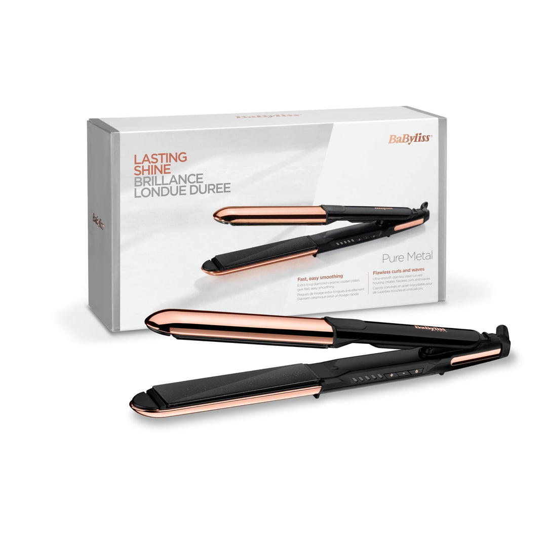 Plancha Pelo Babyliss St481e Pure Metal Oro Rosa Single Roségold, Single Roségold