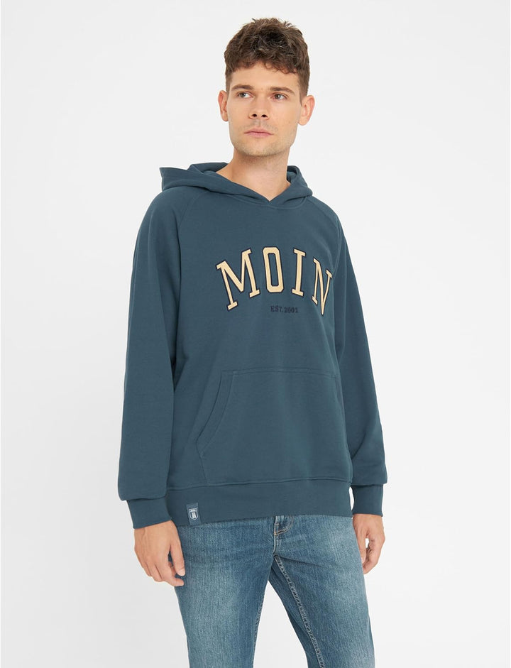 derbe Herren Kapuzenpullover Moin Hoody S Blau, S Blau