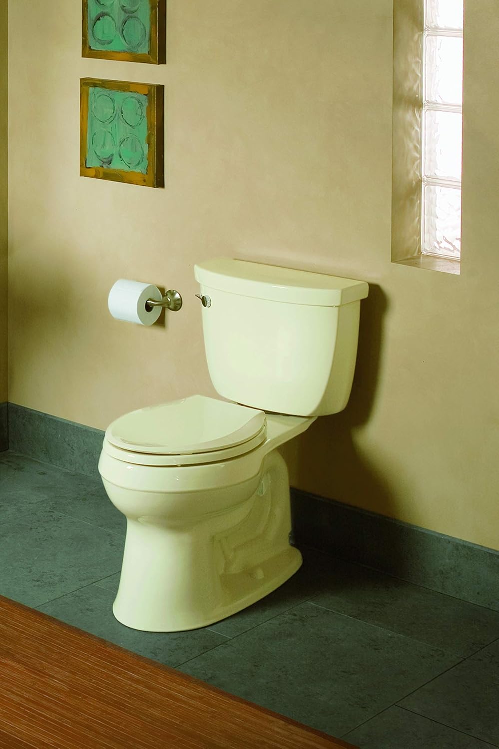 Kohler 4636-96 K-4636-96 WC-Reparatur-Sets, Keks, länglich Biscuit, Biscuit