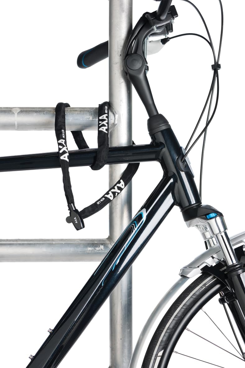 AXA Rigid RCK 120 Kettenschloss – Länge 120 cm – Stahlglieder 3,5 mm – Sicherheitsstufe 3 – Schwarz