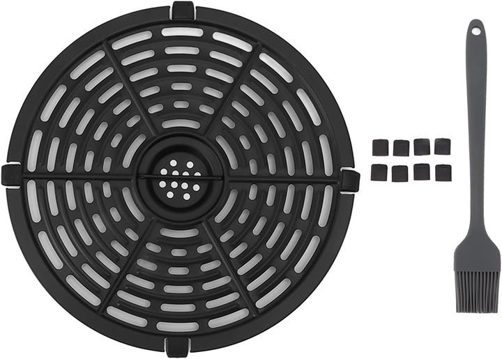 Fritteuse Ersatztablett, Ersatz Grillpfanne für Luftfritteuse, Runde Hitzebeständig Antihaftbeschich