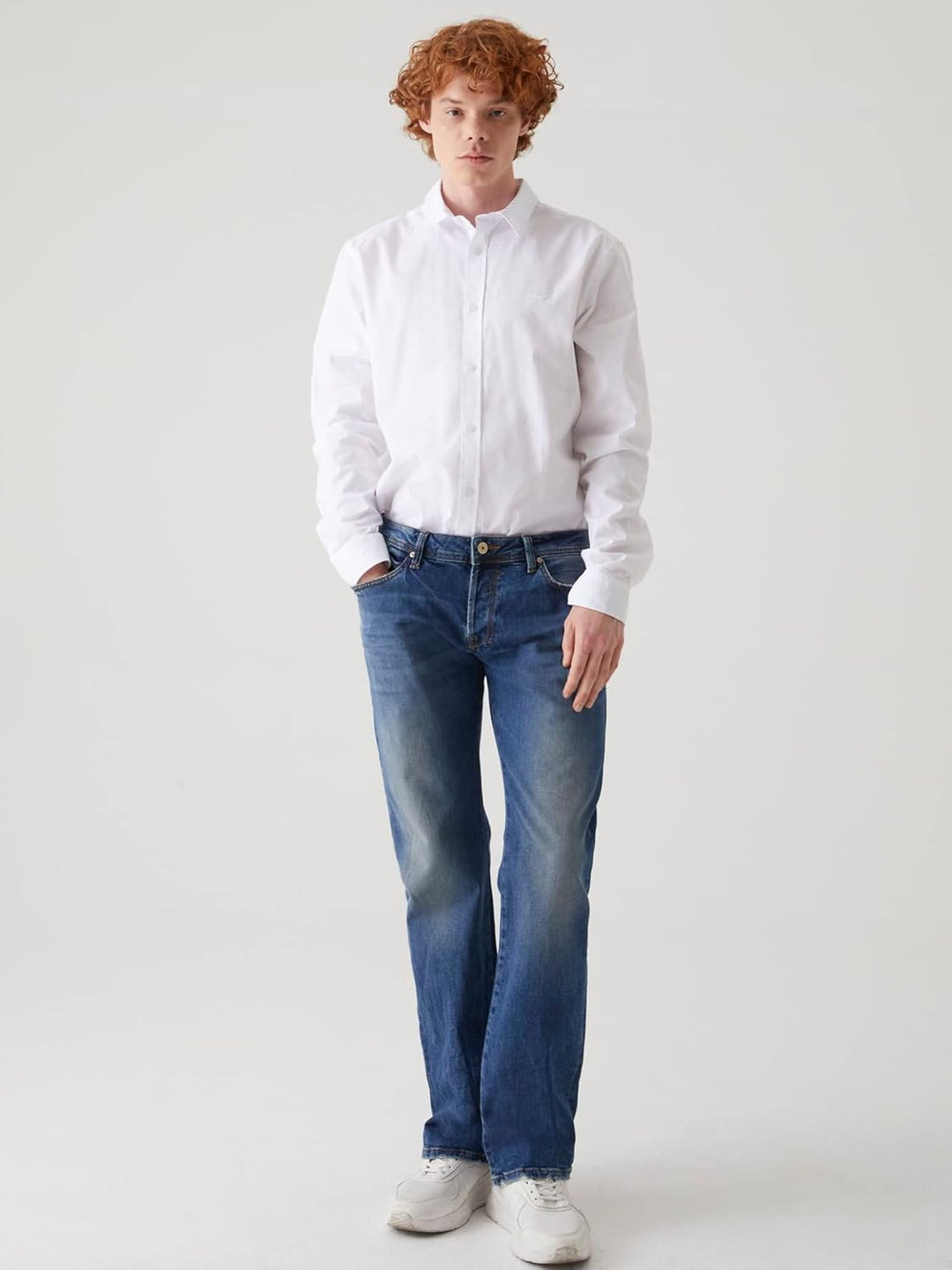 LTB Roden Herren Bootcut Fit Jeans W28 - W48 Low-Waist Stretch Jeanshose Blau 29W / 34L Dark Blue, 2