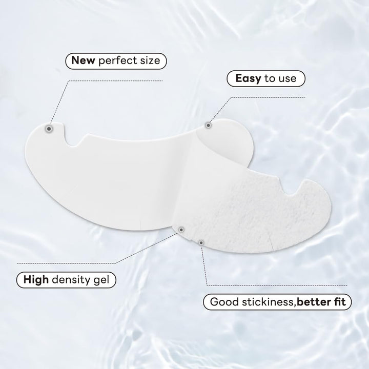Lunamoon 100 Paar Augenpads Wimpernverlängerung Wimpernpads Wimpernverlängerung Pads Eyelash Extensi