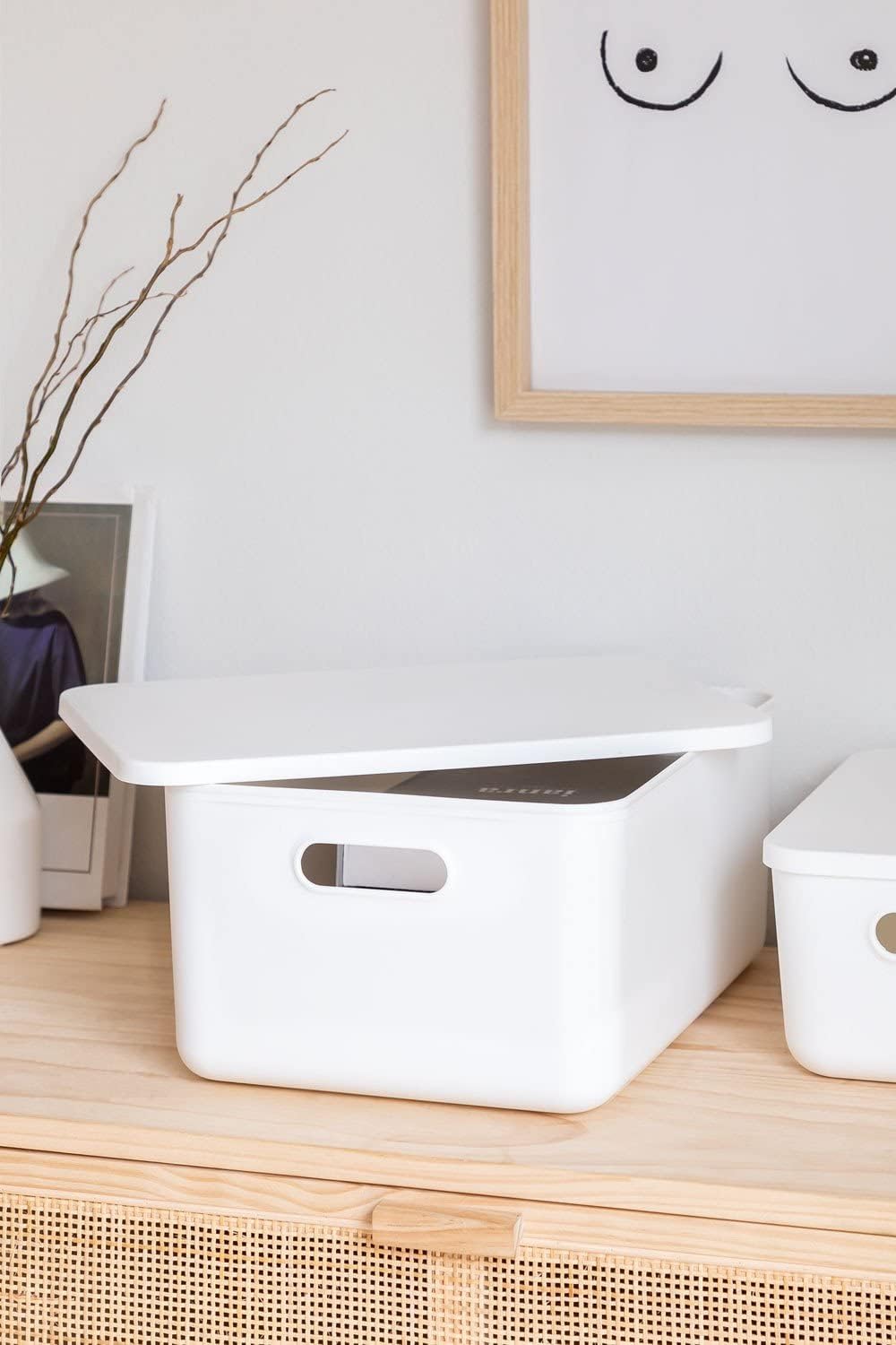 SKLUM Organizer-Box Yure Weiss ↑16 cm, Weiss ↑16 Cm