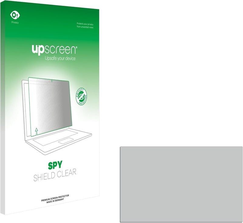 upscreen 19" Anti-Spy Blickschutzfolie für 19,0 Zoll Standardgrössen (48.3 cm) [410.9 x 257 mm, 16:1