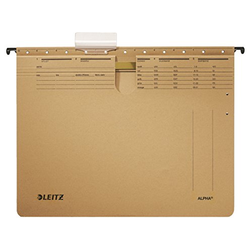 Leitz Hängehefter Alpha/1914 – 00 – 00 naturbraun Inh. -a4-lot-25