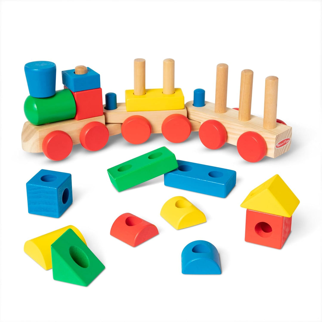 Sablon 572 - Melissa & Doug - Steck-Lokomotive (18-teilig)
