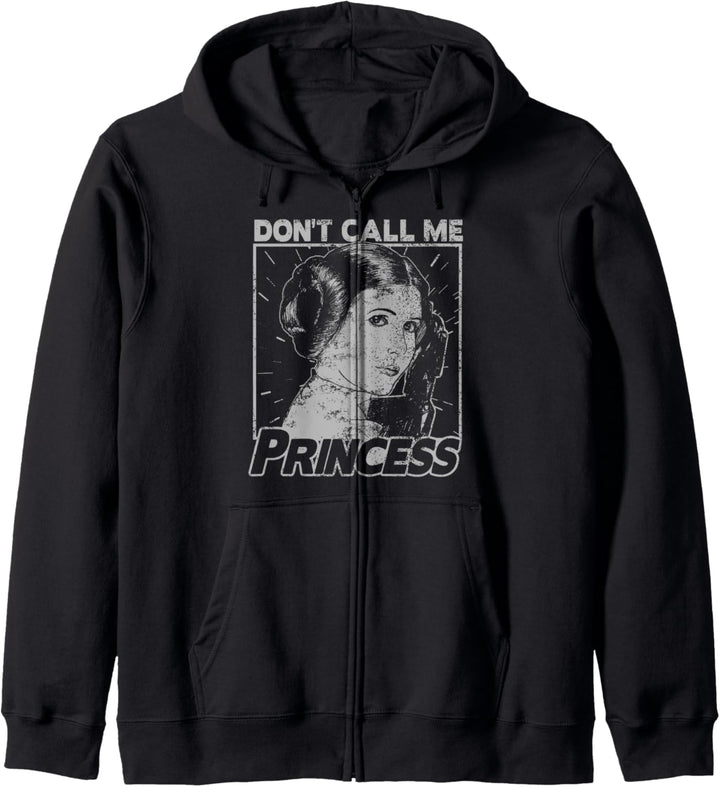 Star Wars Princess Leia Don't Call Me Princess Poster Kapuzenjacke