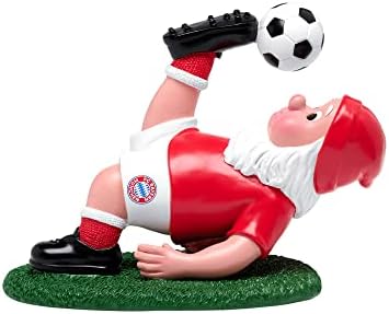 FC Bayern München Gartenzwerg Fallrückzieher Rot I Fussball I Gartendeko Einheitsgrösse, Einheitsgr&