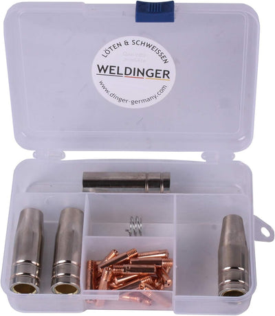 WELDINGER - Zubehörset MAGSet 1 für MAG Schweissgarnitur Typ MB150 Grundausstattung 0,6-1mm