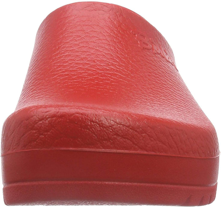 BIRKENSTOCK Super Birki PU-Clog rot nach EN ISO 20347:2012 OB E SRC rot Grösse 48 EU, 48 EU