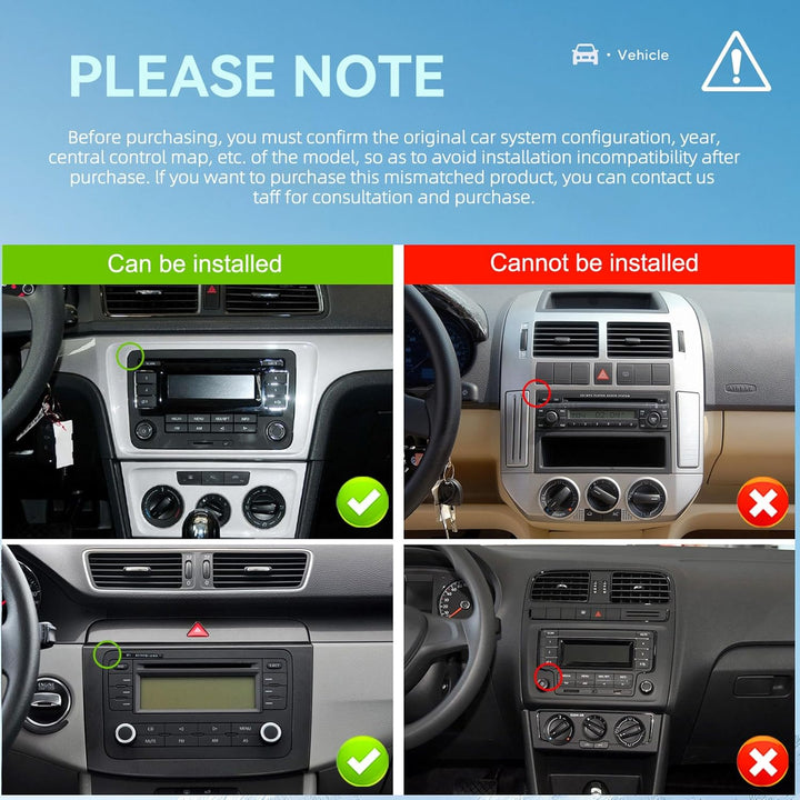 Android 15, CAMECHO 4+64G 8-Kern Qualcomm Autoradio für VW Golf 5 6 Polo Caddy Touran Passat Skoda,