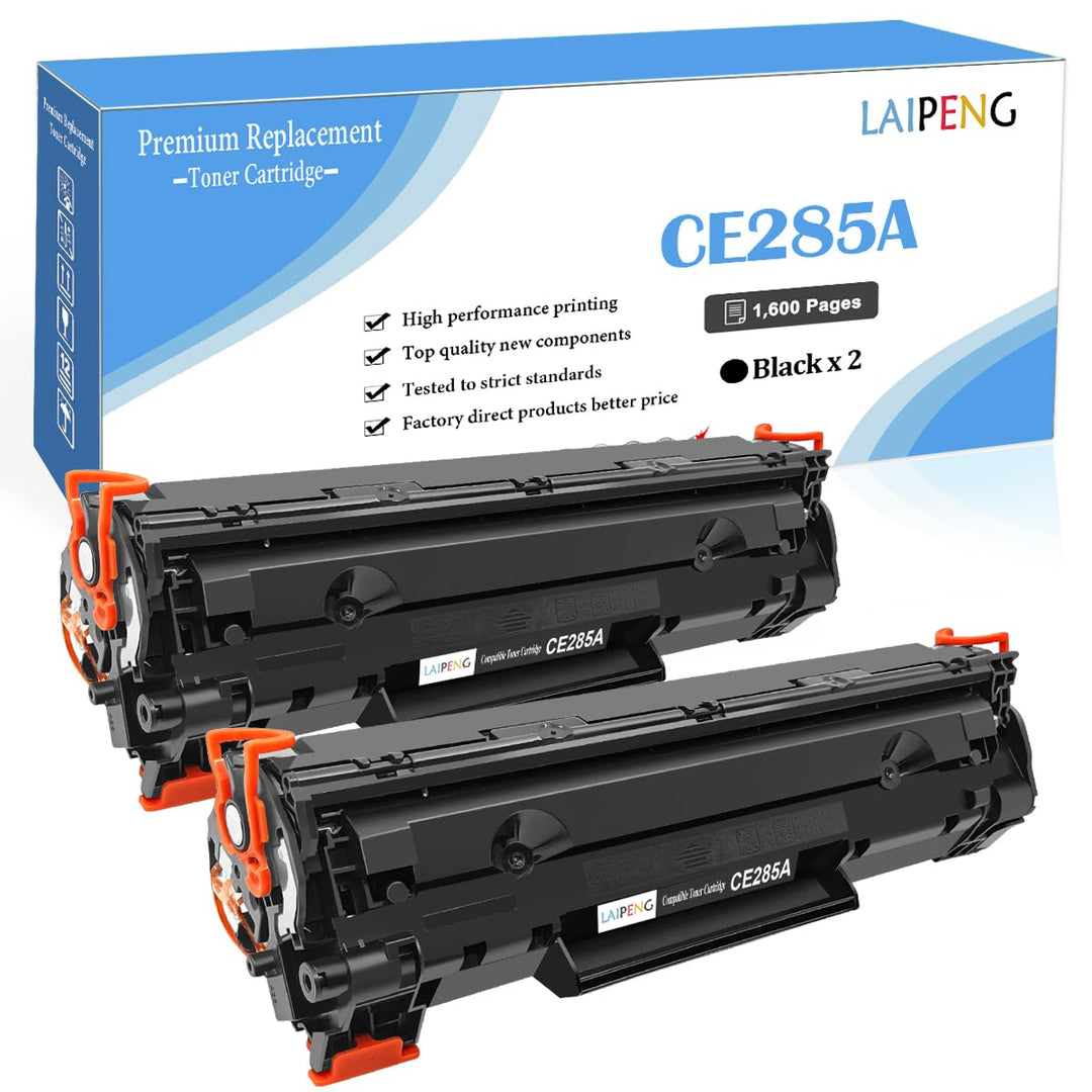 LAIPENG Kompatible 85A CE285A Tonerkartusche bis zu 1600 Seiten für HP Laserjet Pro P1102 P1102W M11