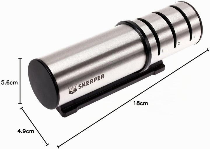 Skerper Basic Messerschärfer, SVSM001, Schnell und Effizient Küchenmesser Schleifen