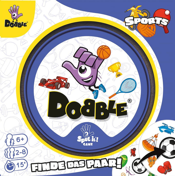 Asmodee, Dobble Sports, Zygomatic, Familienspiel, 2-8 Spieler, 6+ Jahre, 15 Minuten, Deutsch
