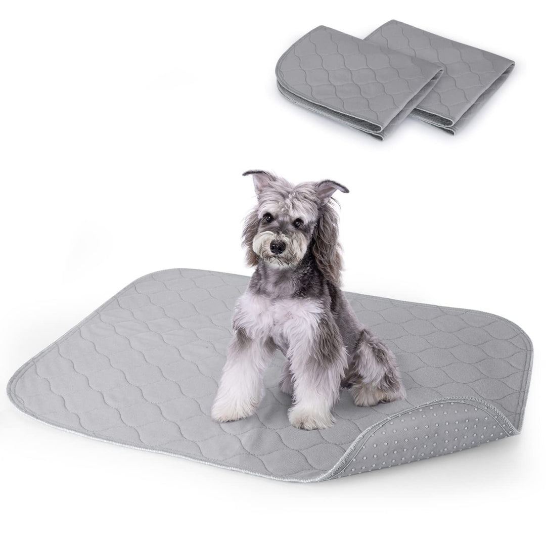 Nobleza Wiederverwendbar Welpenunterlagen Matte, 2Pack Waschbar Haustier Urinunterlage, Puppy Traini