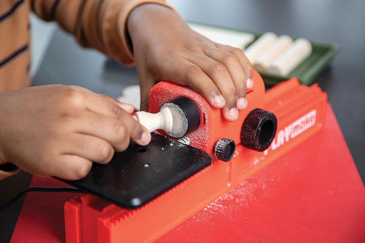 PLAYMAKE 4in1 Workshop - Kreativwerkstatt für Kinder ab 5 Jahren - Technikspielzeug für Holz und Kar