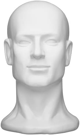 CRAZY HEADS Human Head XL Dekokopf Kopfhörerständer Helmständer Mützenständer Mannequin Headset Farb