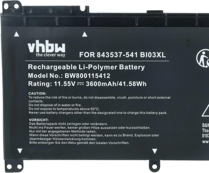 vhbw Akku kompatibel mit HP ProBook 11 G1 EE(2393117), 11 G1 EE(Z3A47EA), X360 11 G1, X360 11 G2 EE