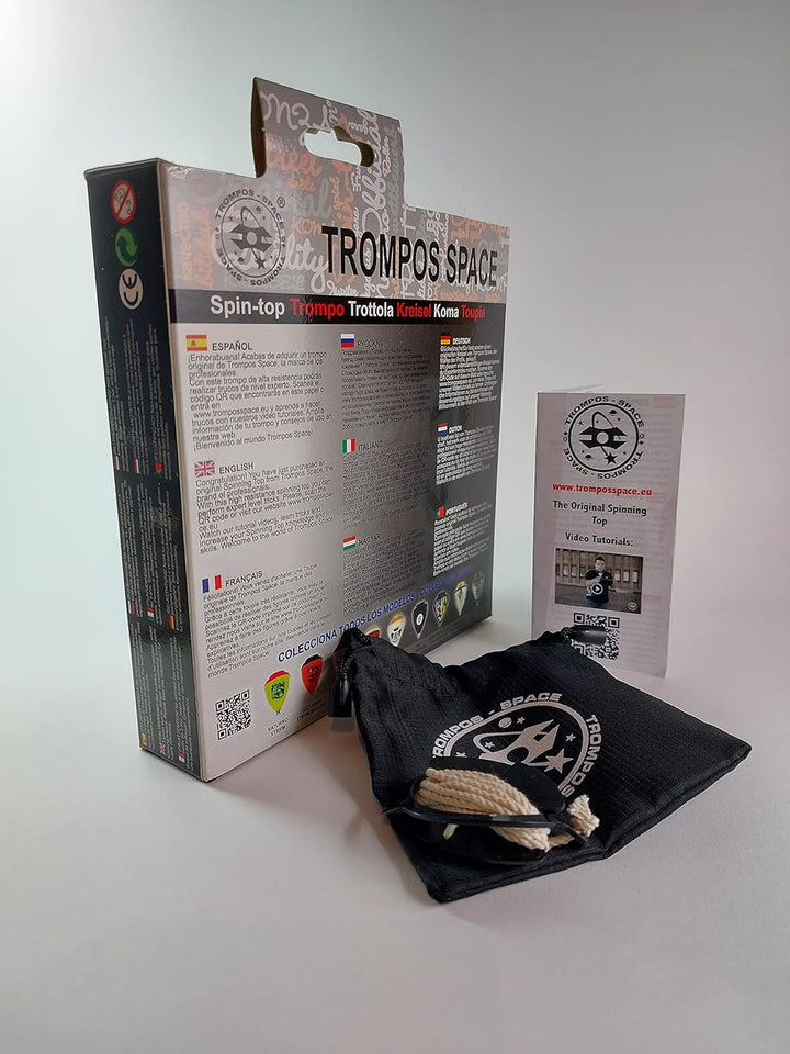 trompos space Saturno XT Roller Gerardo Montero und Javi De María Kreisel, ab 3 Jahren, inklusive Sc