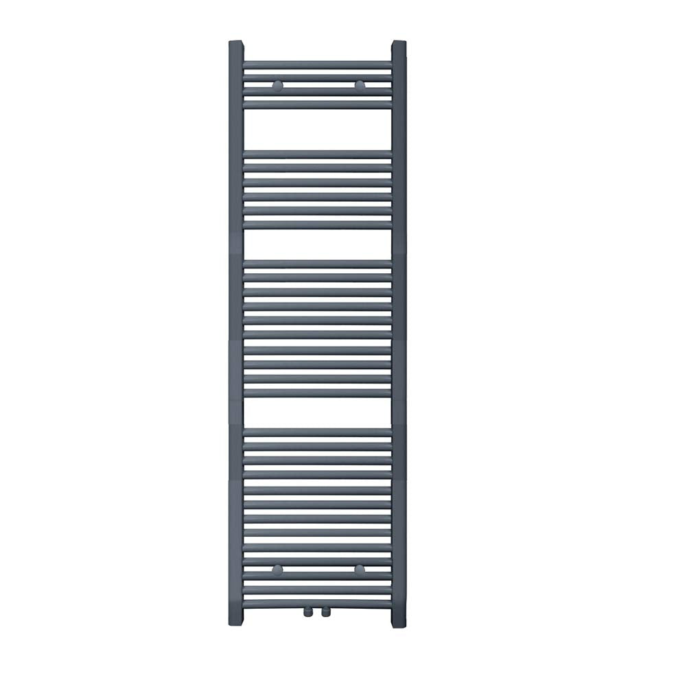 S SIENOC 500 x 1600 mm Anthrazit mittelanschluss Badheizkörper handtuchhalter Heizkörper Handtuchwär
