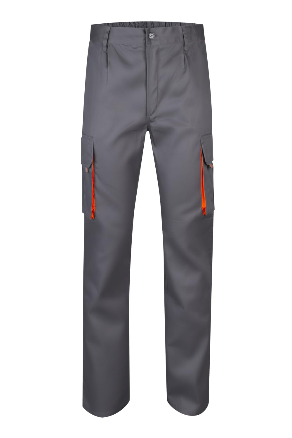 Velilla 103004 - Mehrtaschenhose (Grösse 46) Farbe grau und orange 46 Gris Y Naranja, 46 Gris Y Nara
