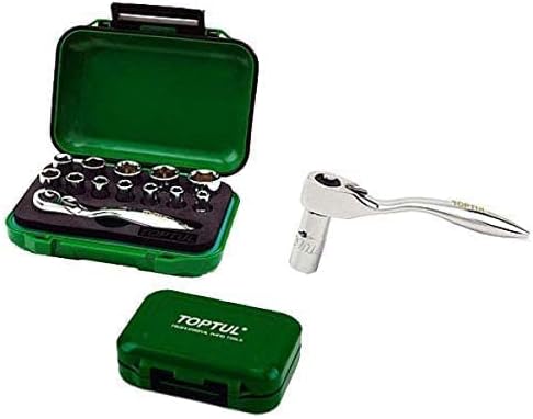 Steckschlüsselsatz TOPTUL 1/4 zoll 13Stk (4 4.5 5 5.5 6 7 8 9 10 11 12 13 mm)