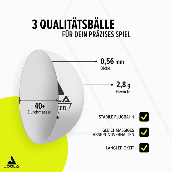 JOOLA Tischtennis Set inklusive Tischtennisschläger, Tischtennisbälle, Tischtennishülle, Tischtennis