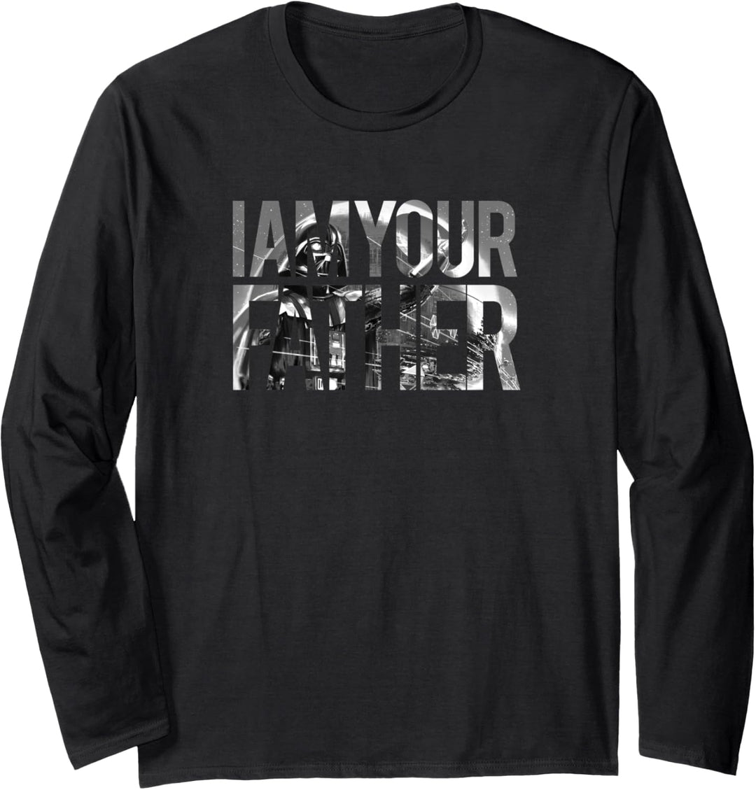 Star Wars Vader I AM YOUR FATHER Art Fill Langarmshirt