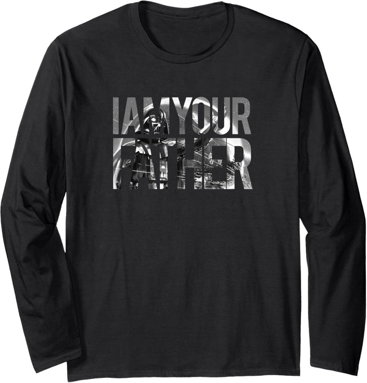 Star Wars Vader I AM YOUR FATHER Art Fill Langarmshirt