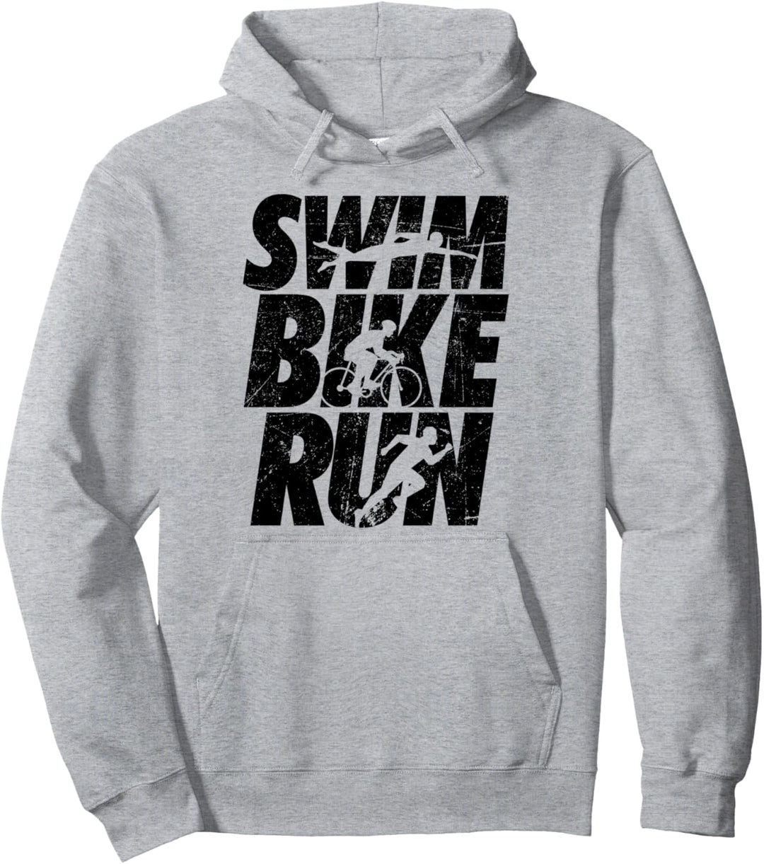 Schwimmen Radfahren Laufen Triathlon Laufen Schwimmen Pullover Hoodie