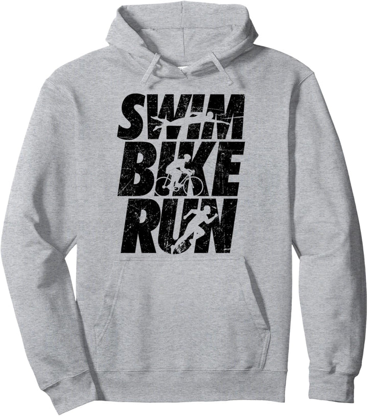 Schwimmen Radfahren Laufen Triathlon Laufen Schwimmen Pullover Hoodie