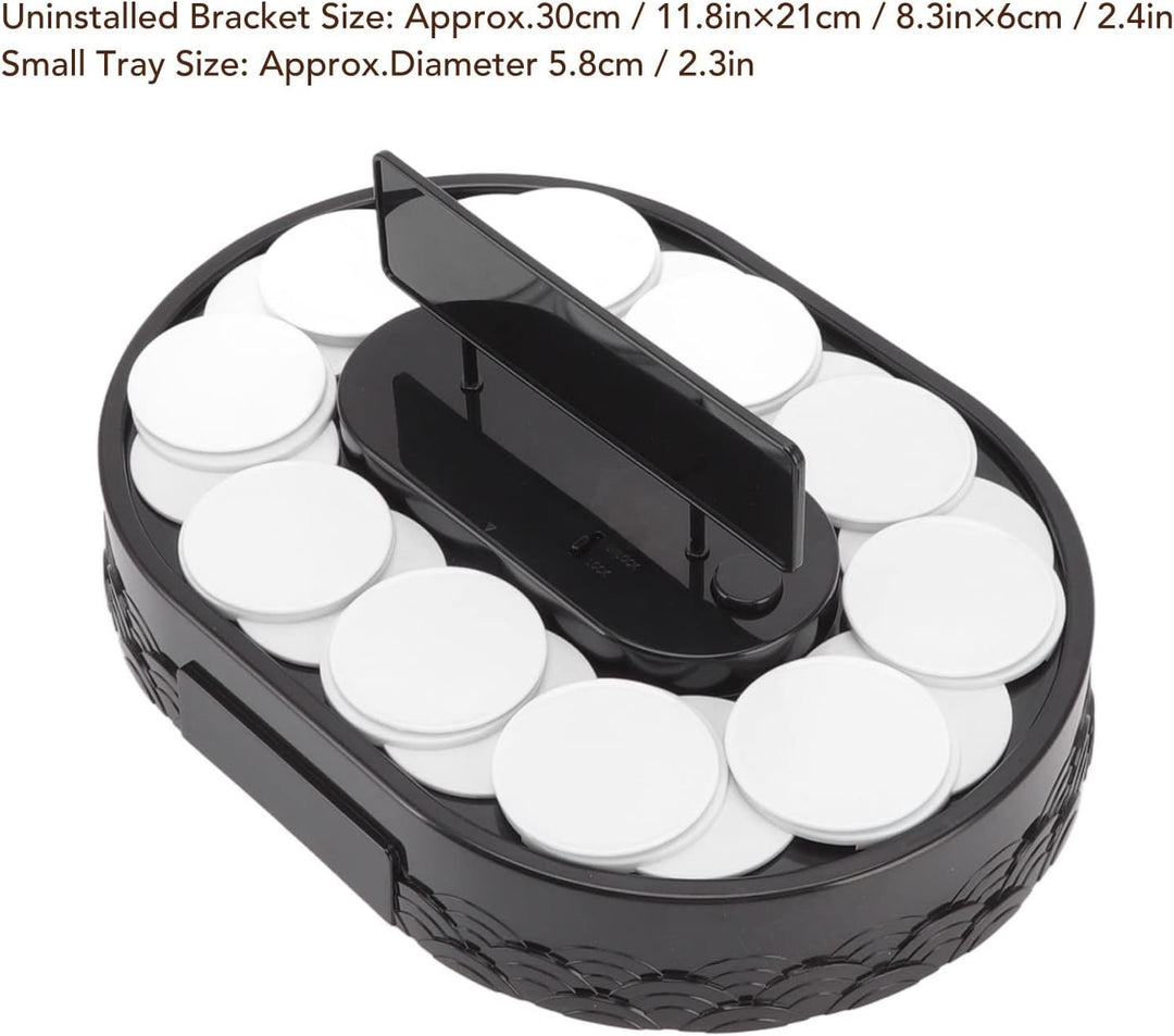 Rotary Sushi Machine Automatische Rotationstisch -Anzeigeständer Swing -Tablett Plattentable für Sus